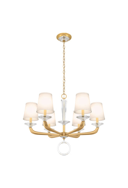 Schonbek Ma1006N-22O 6 Light Crystal Chandelier, Heirloom GoldBy Schonbek