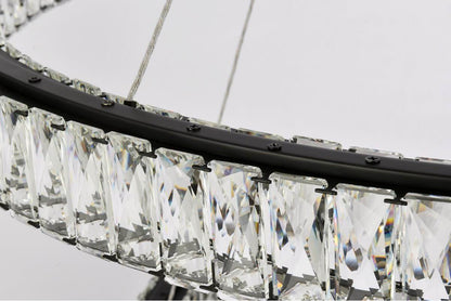 Modern Black 2-Light PendantBy Elegant Furniture & Lighting