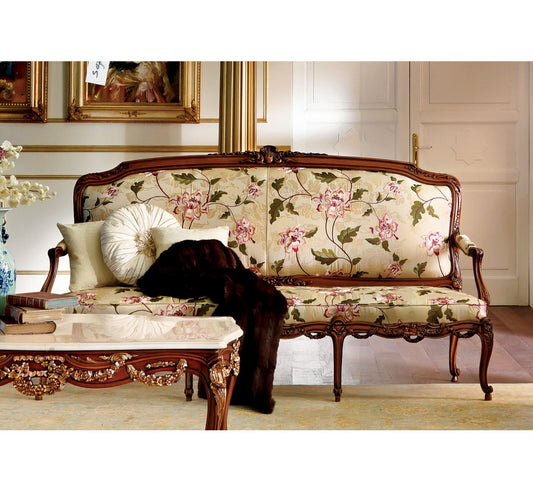 74" Recessed Arm Sofa