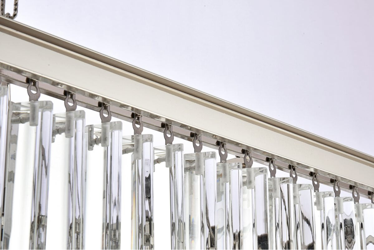 Elegant Lighting 34" Square Crystal ChandelierBy Elegant Furniture & Lighting