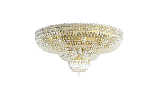 Schonbek 5898-211M, 21 Light Crystal Flush In AureliaBy Schonbek