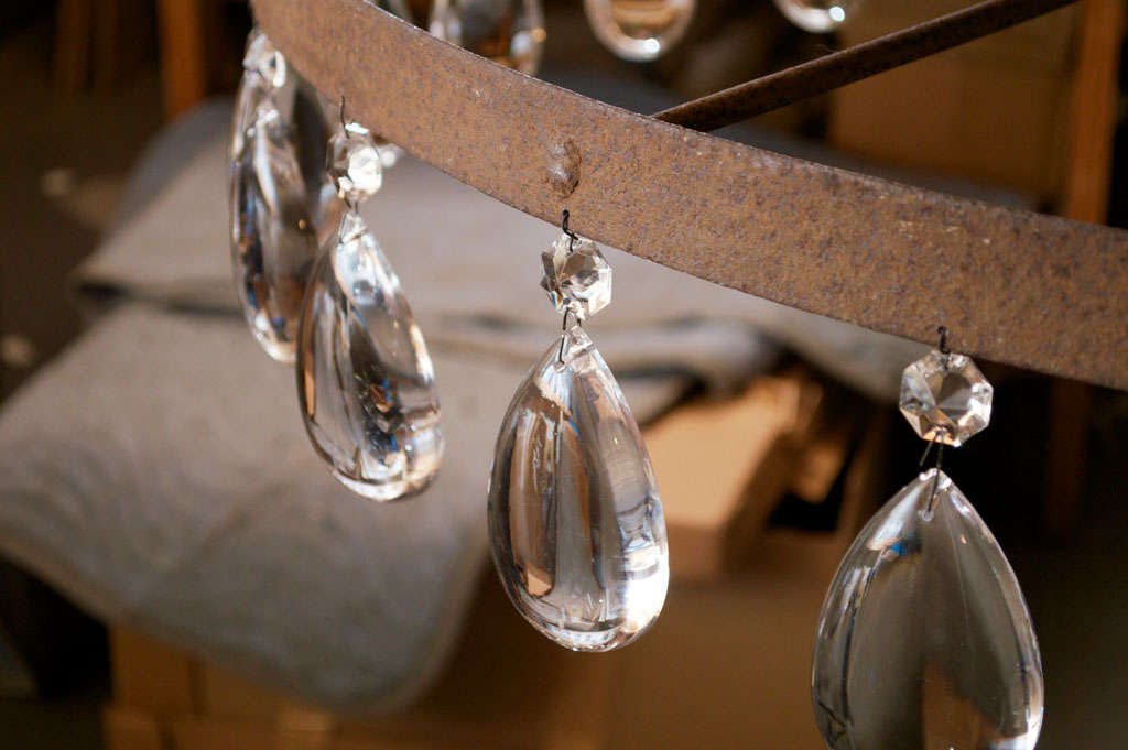Rusted Wagon Wheel ChandelierBy EcoFirstArt
