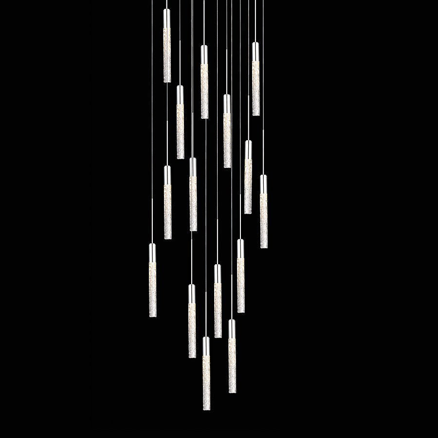 Modern Forms PD-35615 Magic 15 Light 23"W LED Multi Light Pendant - BlackBy Modern Forms