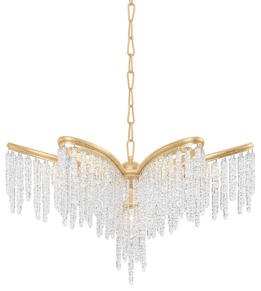Corbett Lighting 415-23 Pandora 5 Light 23"W Crystal Chandelier - Gold LeafBy Corbett Lighting