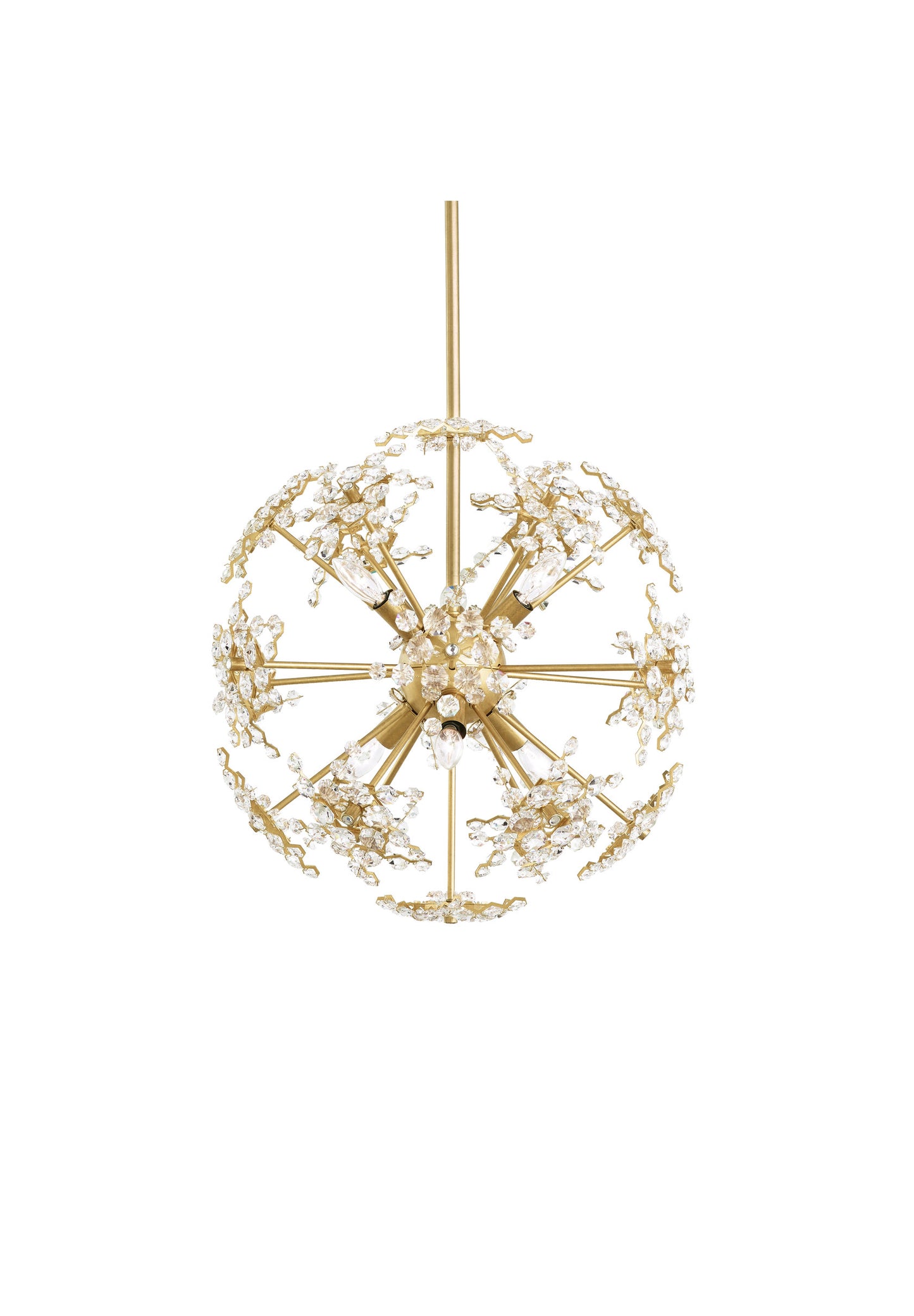 Schonbek Dn1018N-22S 6 Light Crystal Pendant, Heirloom GoldBy Schonbek