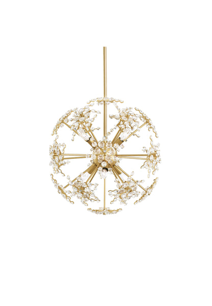 Schonbek Dn1018N-22S 6 Light Crystal Pendant, Heirloom GoldBy Schonbek