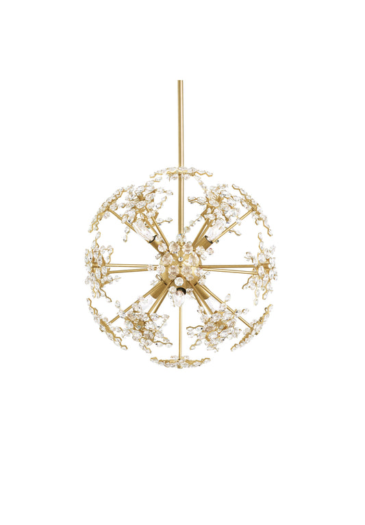 Schonbek Dn1018N-22S 6 Light Crystal Pendant, Heirloom GoldBy Schonbek
