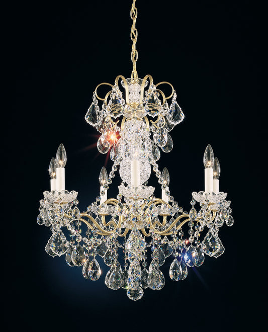Schonbek 3656-26H 7 Light Crystal Chandelier, French GoldBy Schonbek