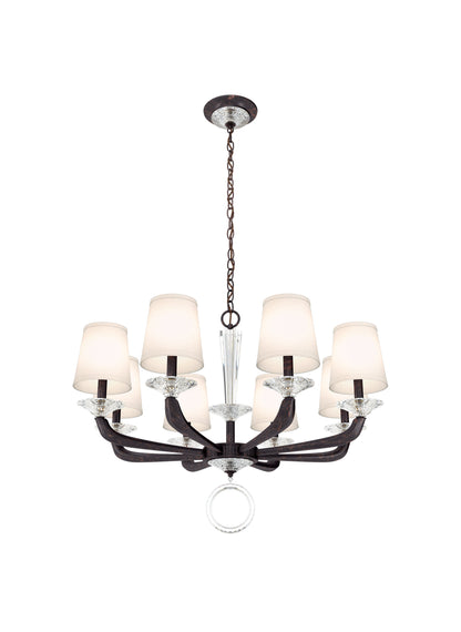 Schonbek Ma1008N-76O 8 Light Crystal Chandelier, Heirloom BronzeBy Schonbek