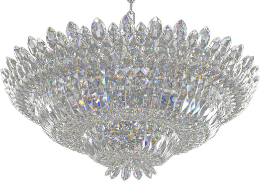 Belluno Flush Mount, Chrome, 33"By KALCO LIGHTING