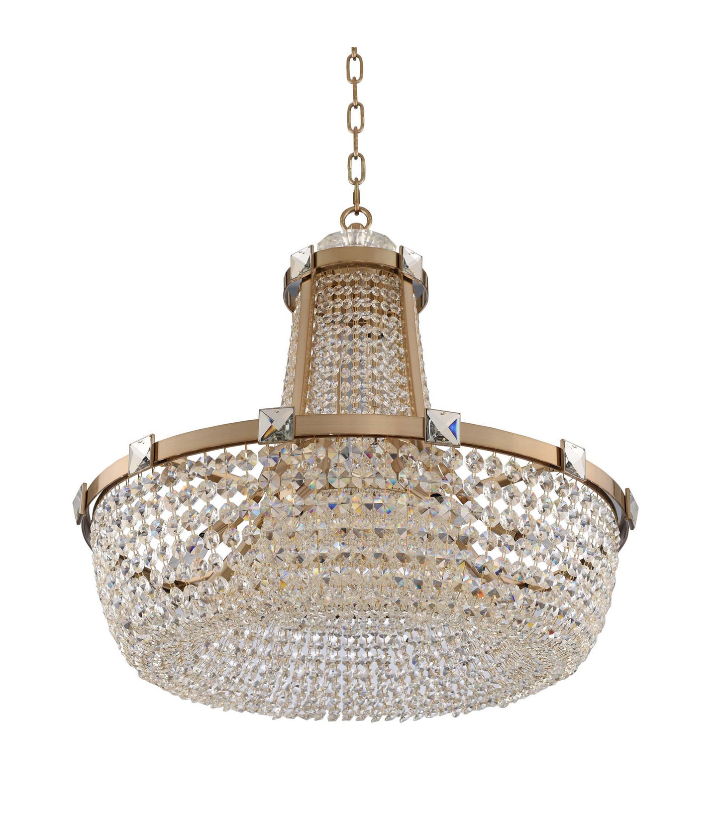 Impero 30x28" 12-Light Traditional Large Pendants by AllegriBy Allegri Crystal by Kalco Lighting