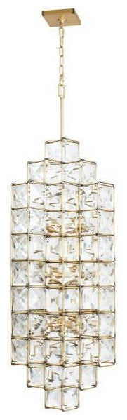 Varaluz Lighting 329F14CG Cubic Fourteen Light FoyerBy Varaluz