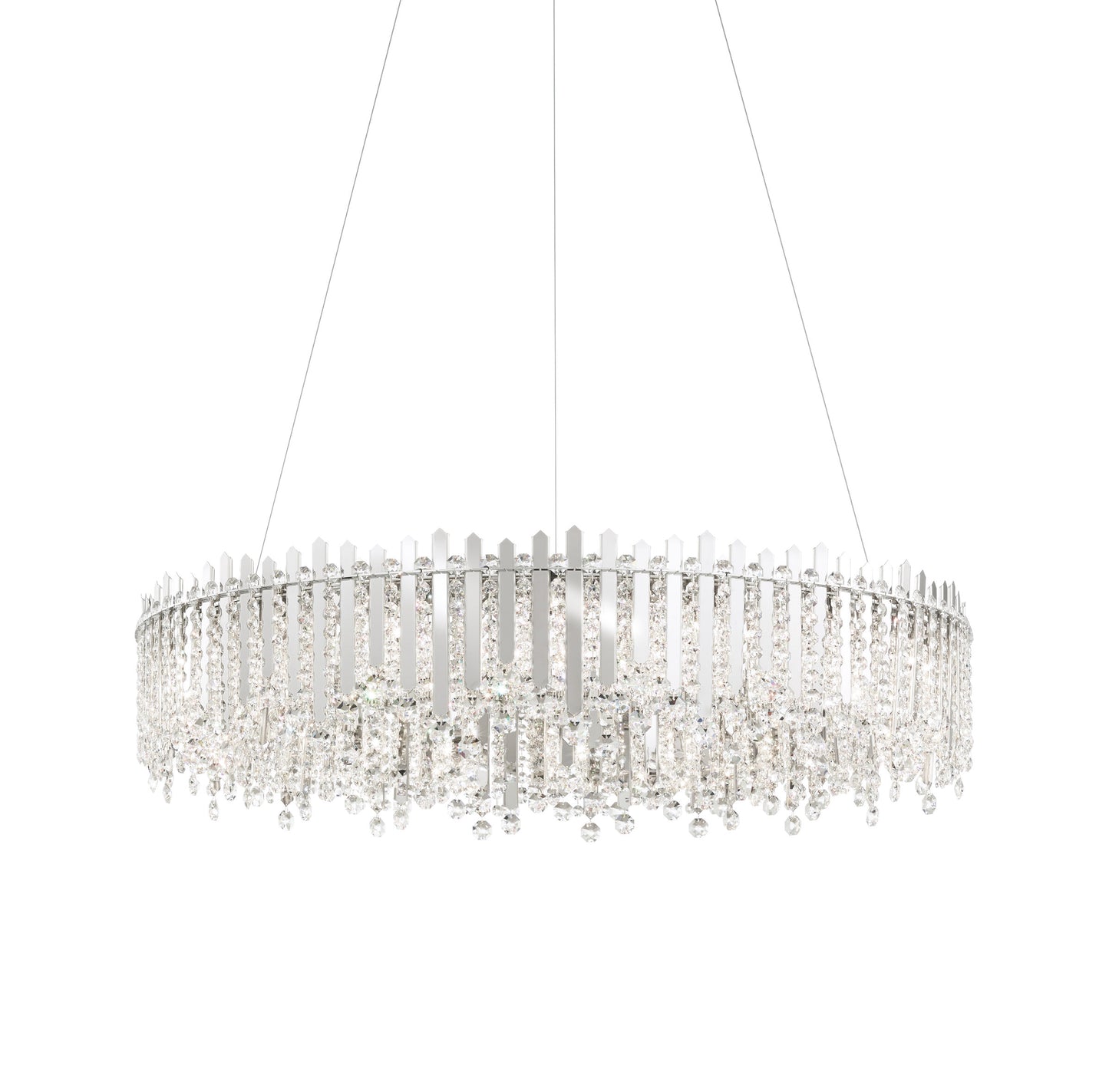 Schonbek Mx8349N-401S 18 Light Crystal Pendant, Polished Stainless SteelBy Schonbek