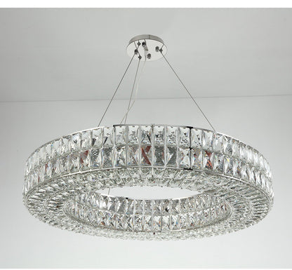 Modern LED Finest K9 Crystal Wheel Chandelier By Morsale, Diameter 32"By MORSALE