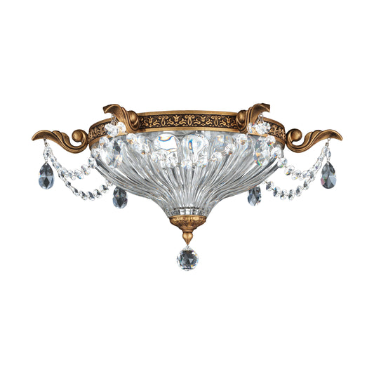 Milano 2 Light Florente Bronze Clear Crystals SwarovskiBy Schonbek