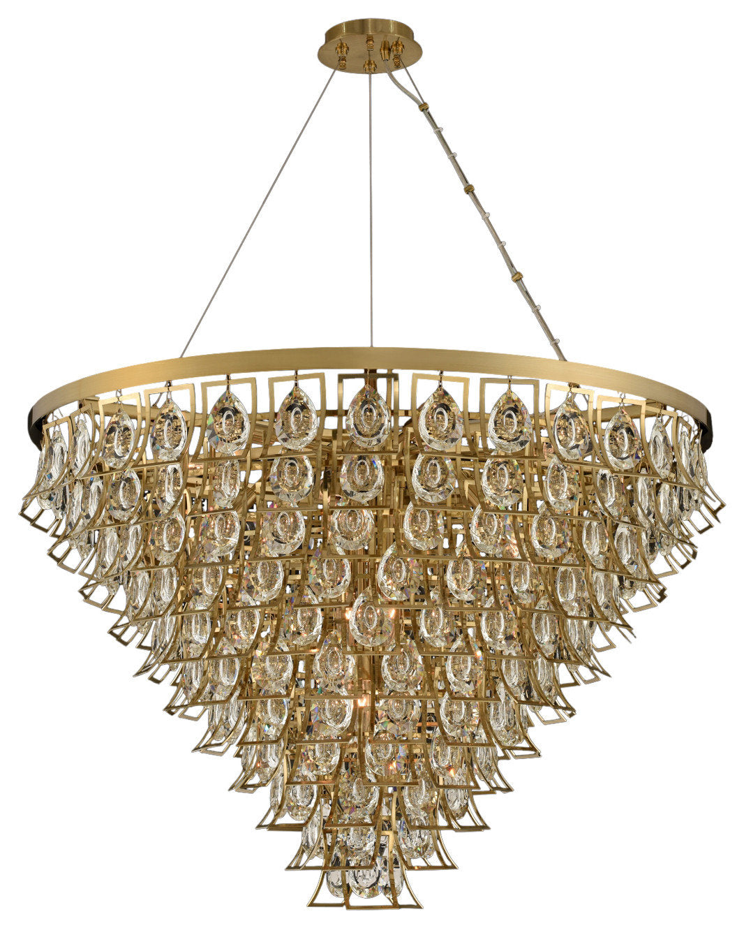 Carmella 36" Adjustable PendantBy Allegri Crystal by Kalco Lighting