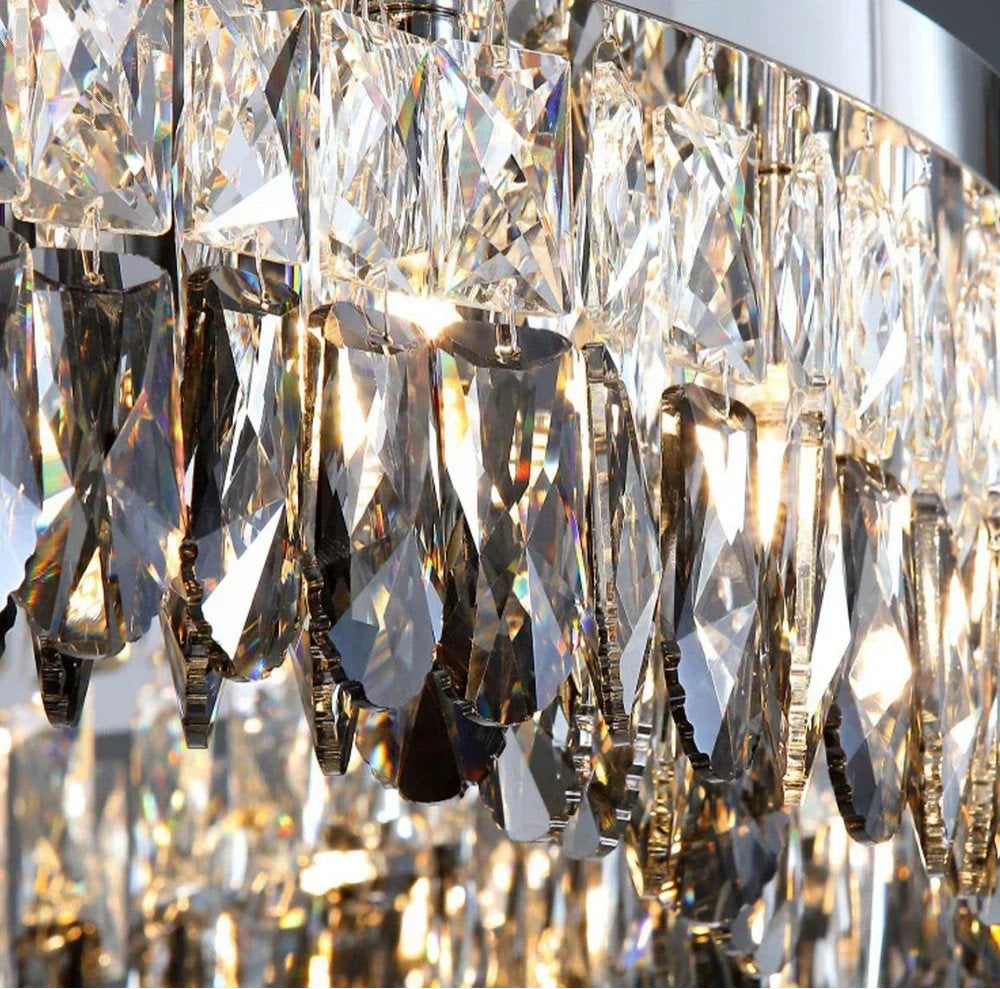 Giano Crystal Ceiling Light, 100cm/39"By MORSALE