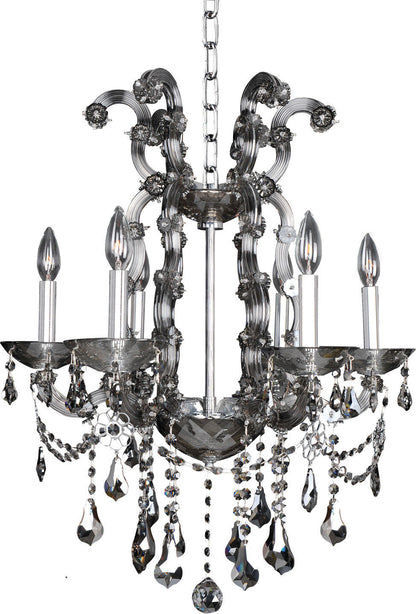 Brahms Chandelier, Chrome, 6By KALCO LIGHTING