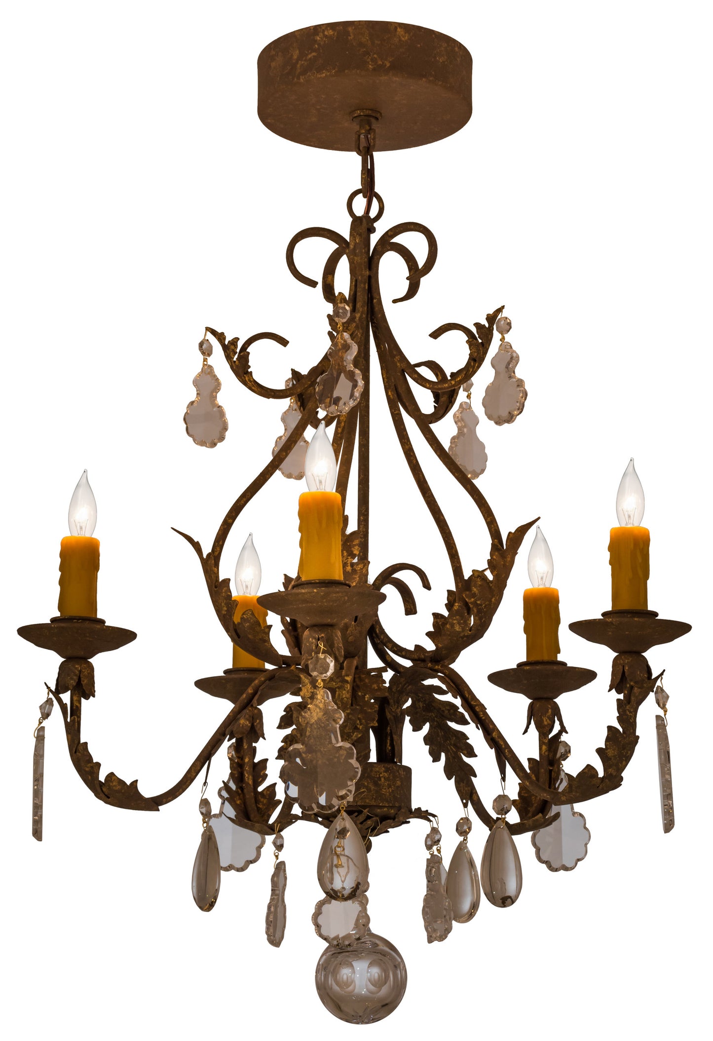 24W French Elegance 5 LT ChandelierBy Meyda Lighting