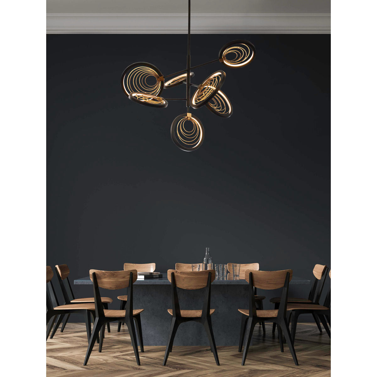 7 - Light LED Chandelier