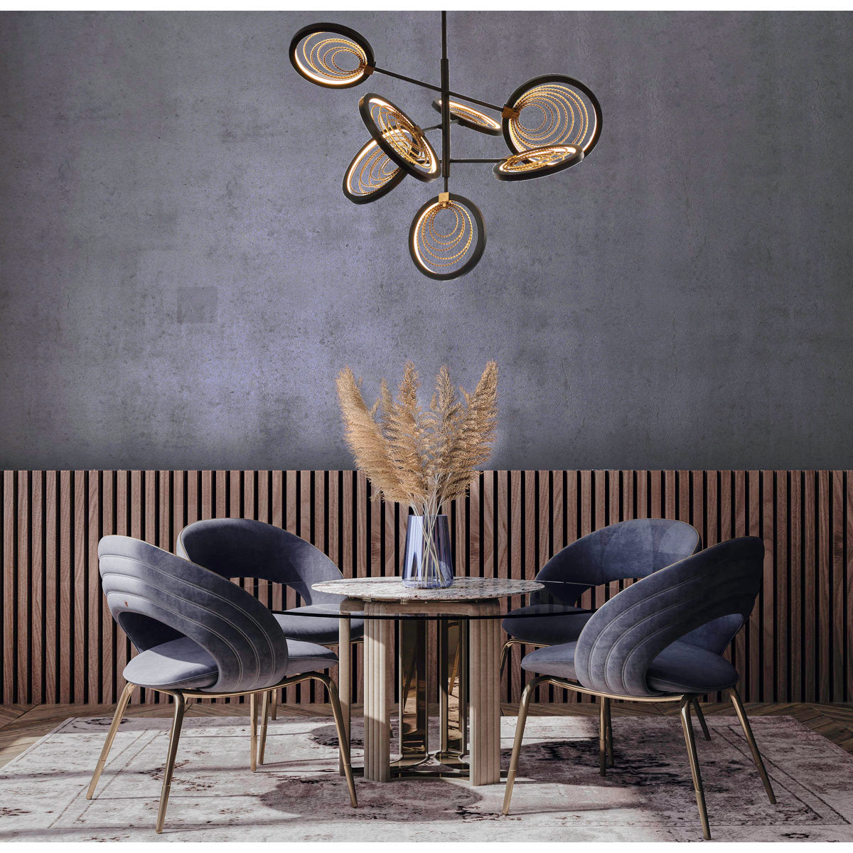 7 - Light LED Chandelier