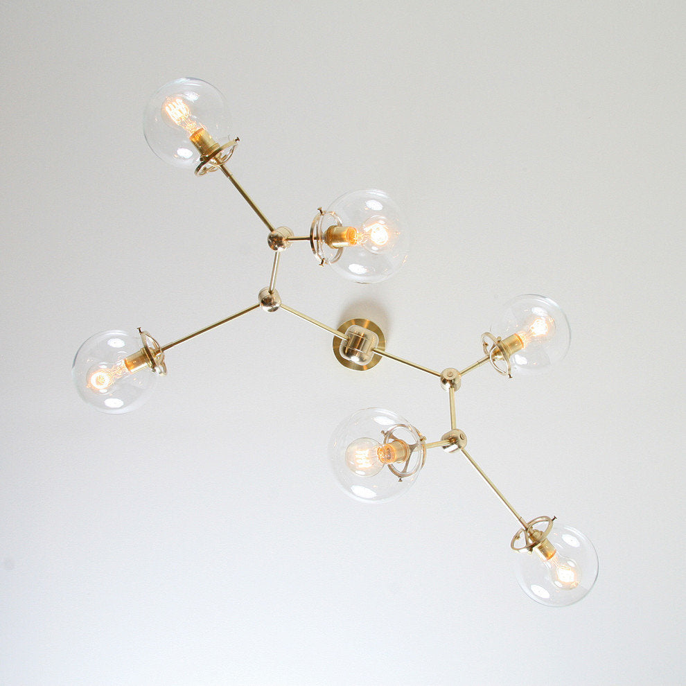 Elemental No. 6 Pendant Light, BrassBy studio:PGRB