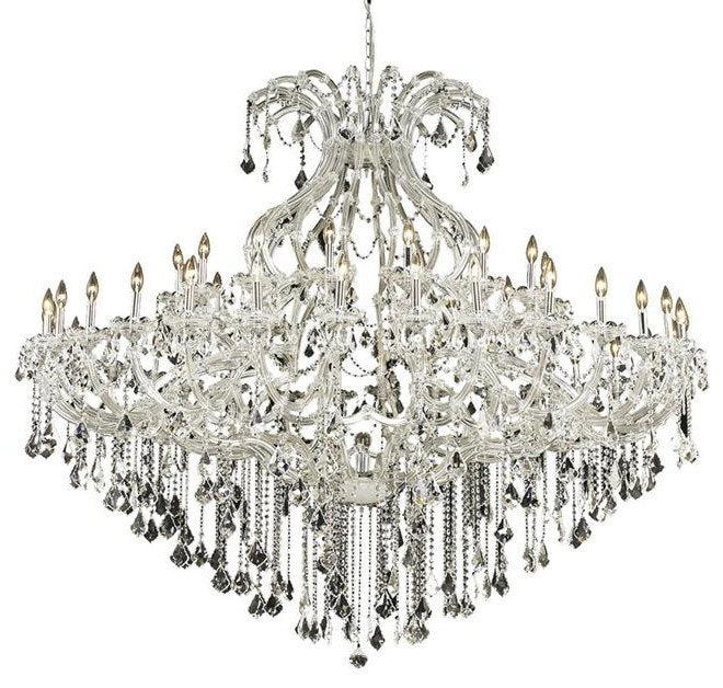 2800 Maria Theresa Collection Large Hanging Fixture, Royal CutBy Elegant Furniture & Lighting