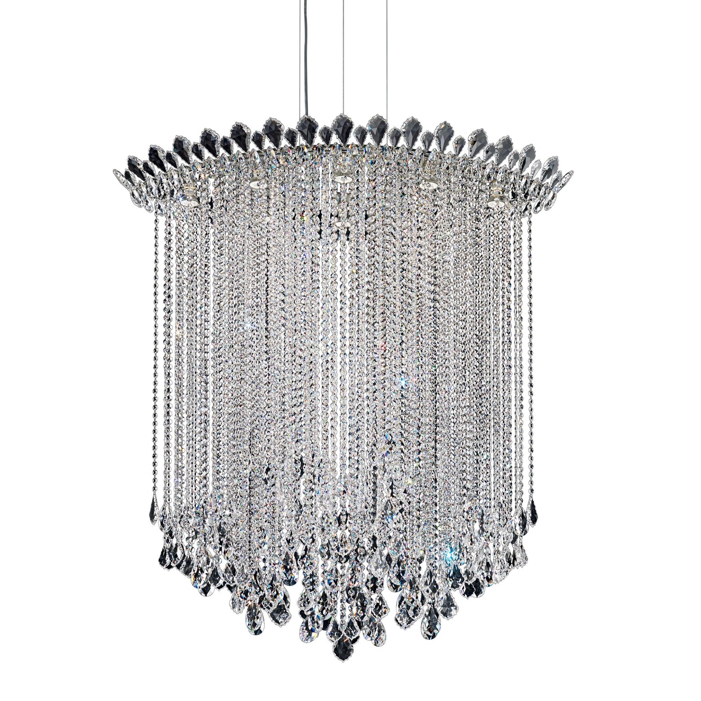 Schonbek Tr4813N-401H 8 Light Crystal Pendant, Polished Stainless SteelBy Schonbek
