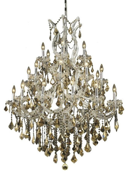 2800 Maria Theresa Collection Large Hanging Fixture, Royal CutBy Elegant Furniture & Lighting