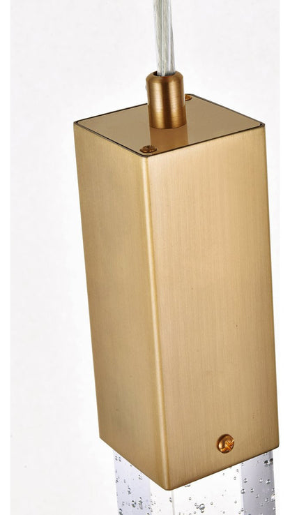 Elegant Lighting 2066G42SG Weston 36 lights pendant in satin goldBy Elegant Furniture & Lighting
