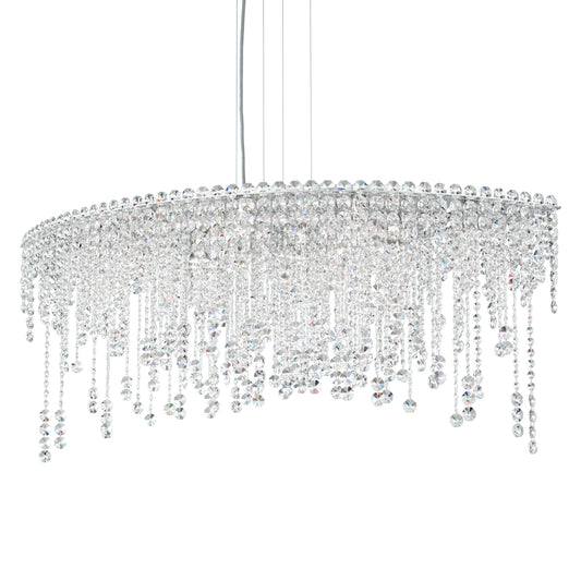Schonbek Ch4811N-401H 8 Light Crystal Pendant, Polished Stainless SteelBy Schonbek