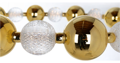 Connected Gold Spheres Hanging Lamp | OROA ChandaBy OROA - Furniture