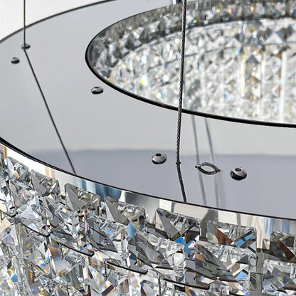 Bacci Crystal Chandelier By Morsale, Diameter 32"By MORSALE