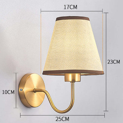 Modern Fabric Wall Lamp �C Bedroom, Bedside & Hotel Corridor Light
