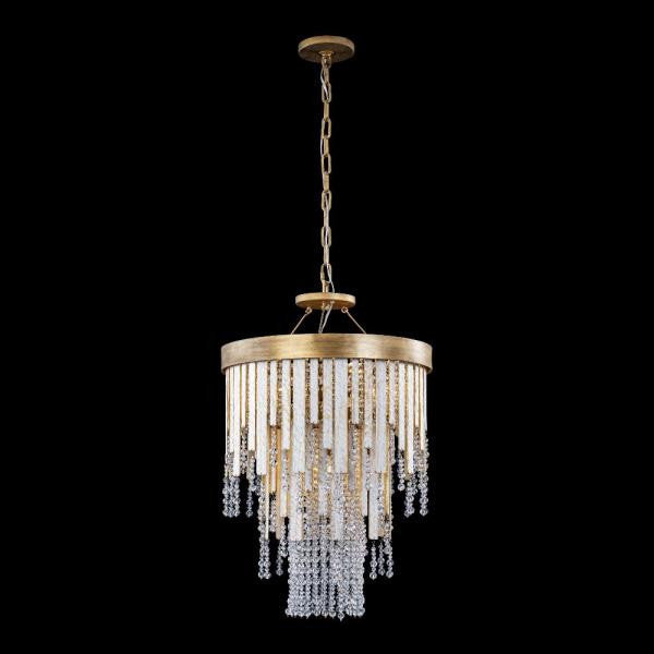 Lafayette 4-Light Chandelier in Coastal Style 29.25"Hx18"WBy Varaluz
