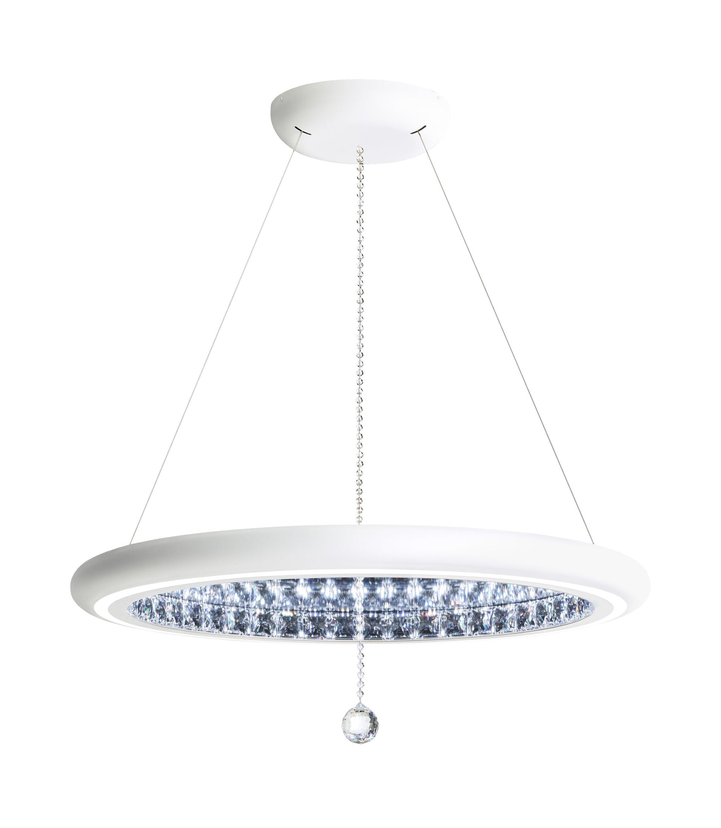 Schonbek Mfc300N-Wh1S 1 Light Crystal Pendant, WhiteBy Schonbek