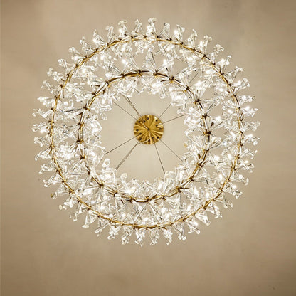 Mira Double Ring Crystal ChandelierBy MORSALE