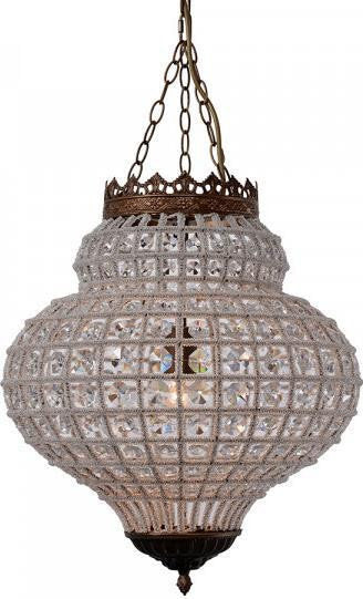Traditional Copper Chandelier With CrystalBy Zentique, Inc.