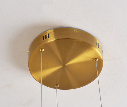 Versoix | Creative Crystal LED Pendant Light in the Shape of Rings, Dia15.7+23.6+31.5", Remote DimmingBy Miron Demid LLC