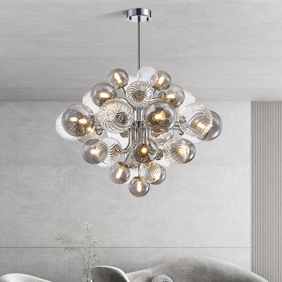 18-Light Designer Glass Bubble ChandelierBy MORSALE