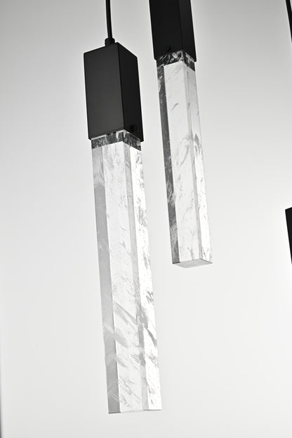 Home Living 36" Chandelier, BlackBy Home Living