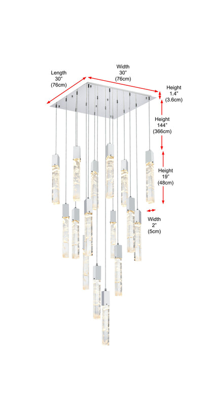 Home Living 30" Pendant, BlackBy Home Living