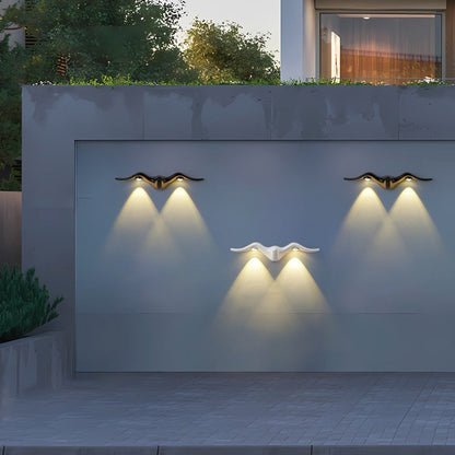 Simple LED Wall Lamp �C Waterproof Outdoor Doorplate Light