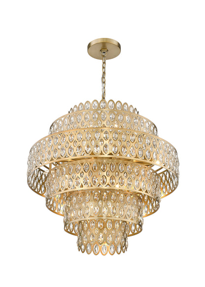 Z-Lite 822P32-HB 17 Light Pendant, Heirloom BrassBy Z-LIte