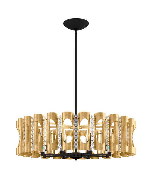 Twilight 8 Light Pendant, Heirloom GoldBy Schonbek