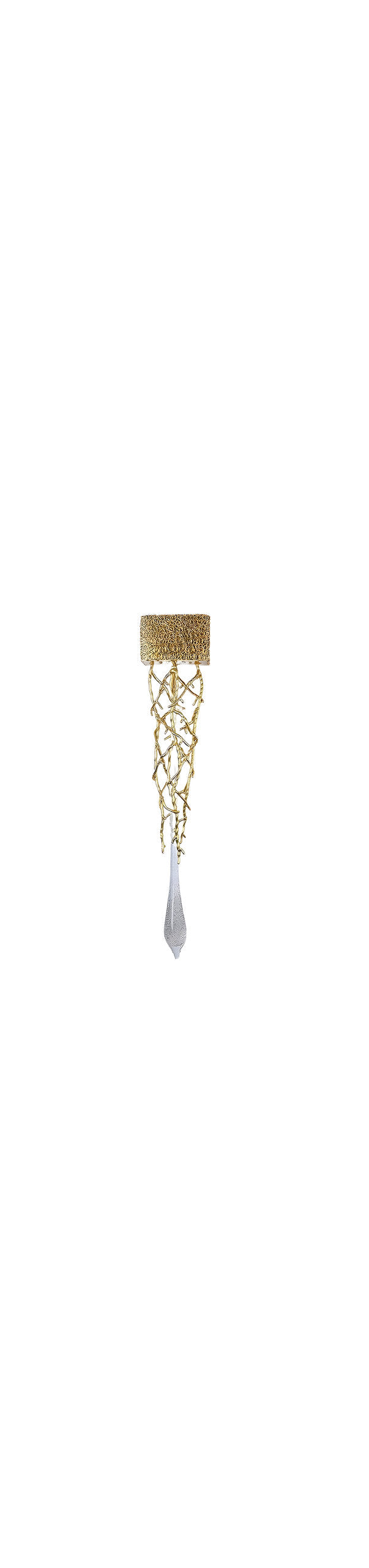 Jumilla | Creative LED Crystal Copper Wall Lamp, Copper, Warm LightBy Miron Demid LLC
