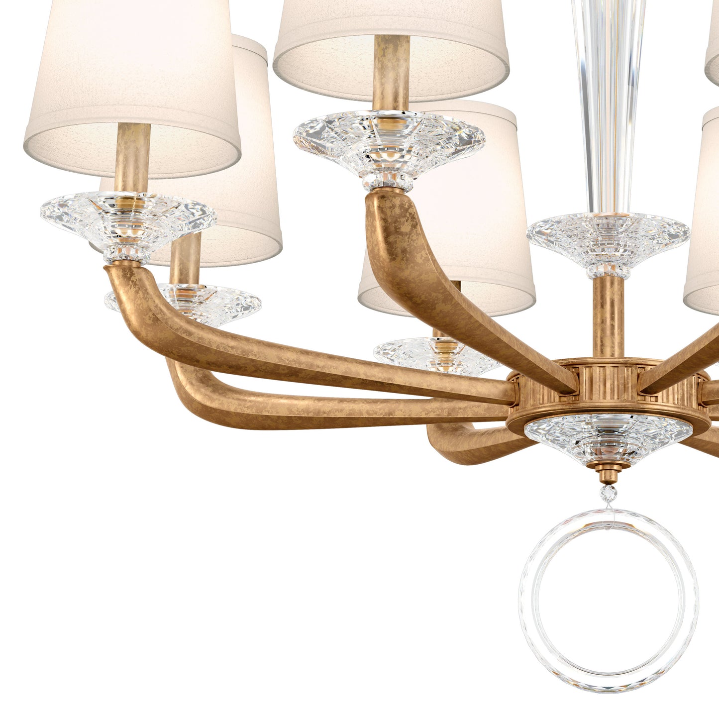Schonbek Ma1008N-26O 8 Light Crystal Chandelier, French GoldBy Schonbek
