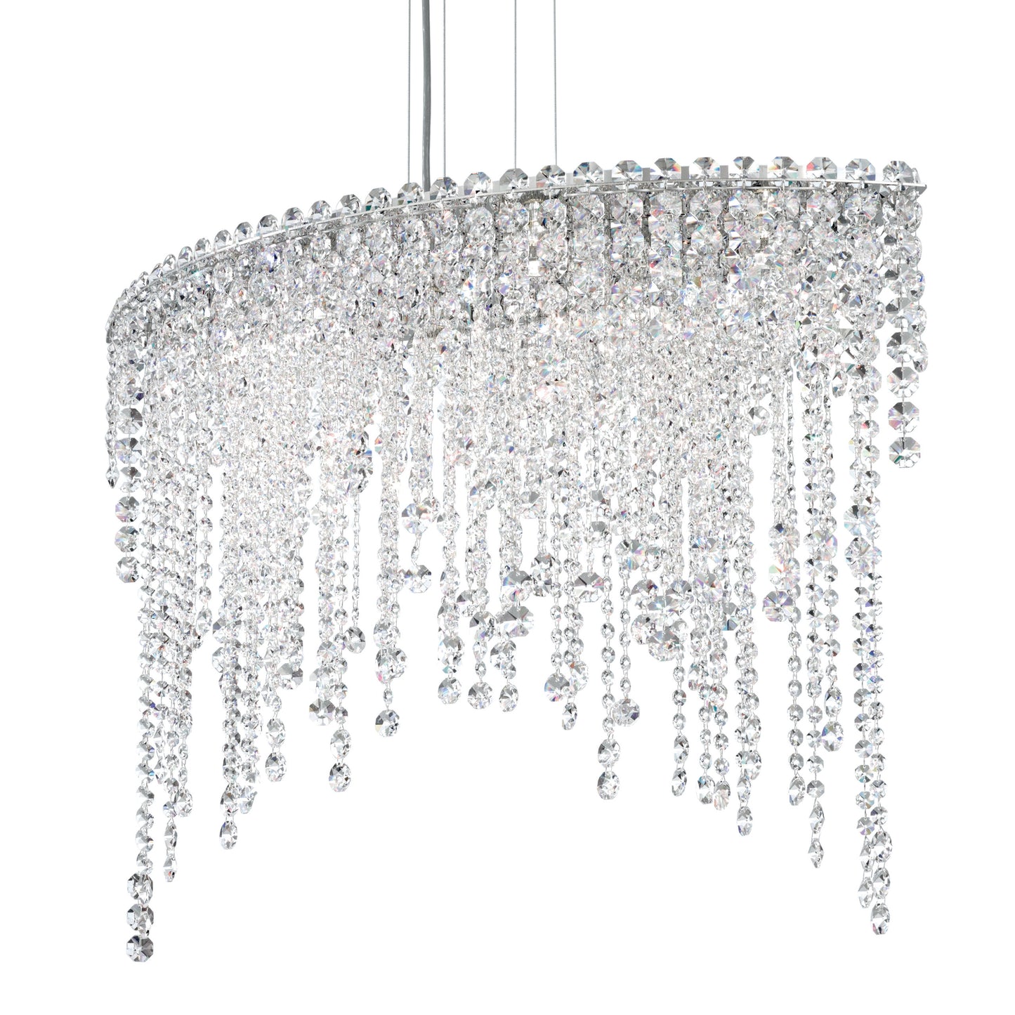 Schonbek Ch3612N-401H 6 Light Crystal Pendant, Polished Stainless SteelBy Schonbek