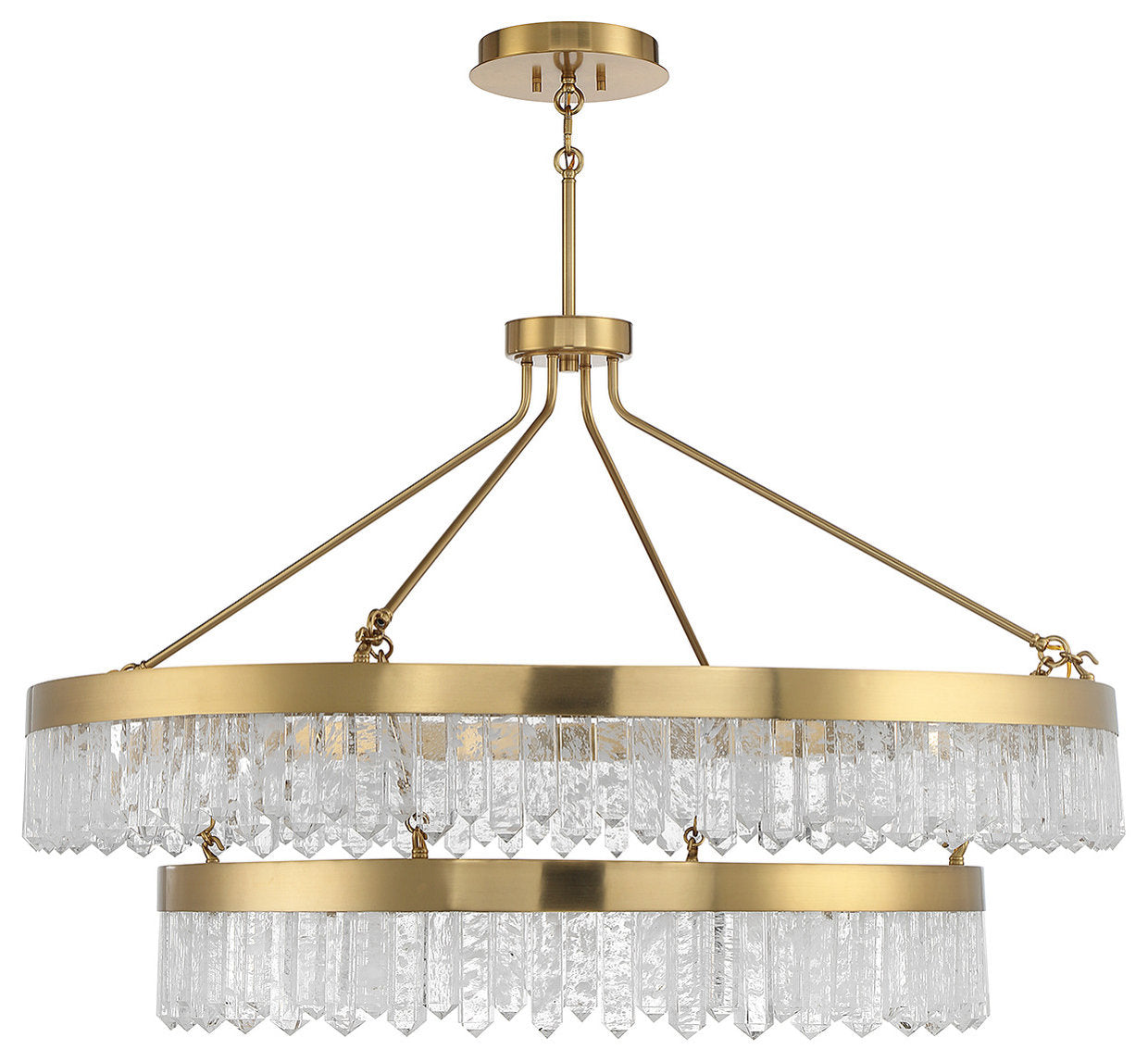 Savoy House Landon 2-Light LED Pendant, Warm Brass - 7-1622-117-322By Savoy House