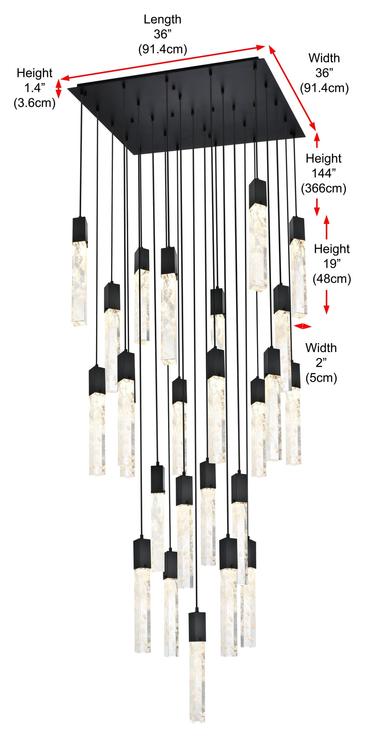 Home Living 30" Chandelier, Satin GoldBy Home Living